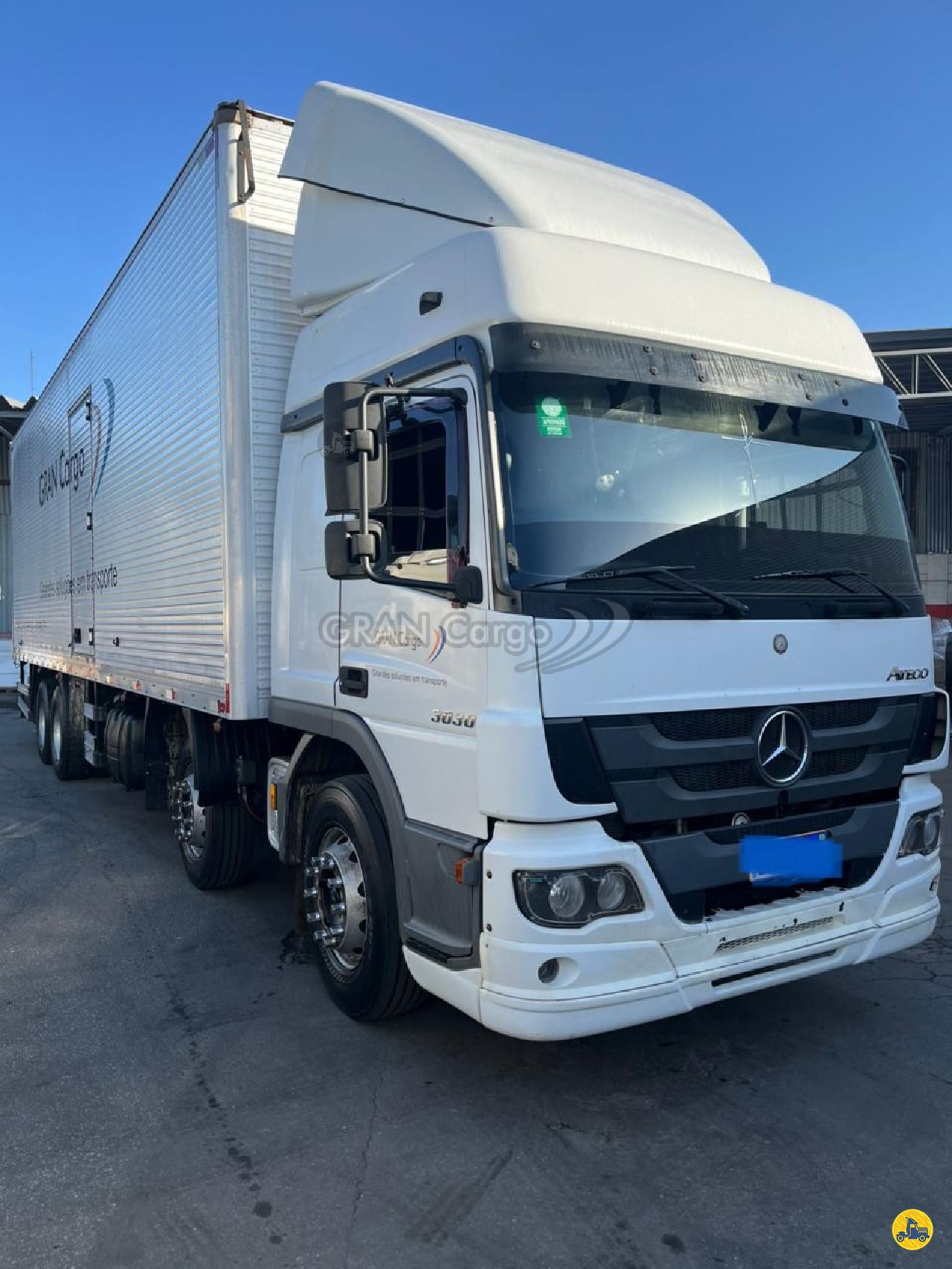 CAMINHAO MERCEDES-BENZ MB 3030 Baú Furgão BiTruck 8x2 Gran Cargo GUARULHOS SÃO PAULO SP